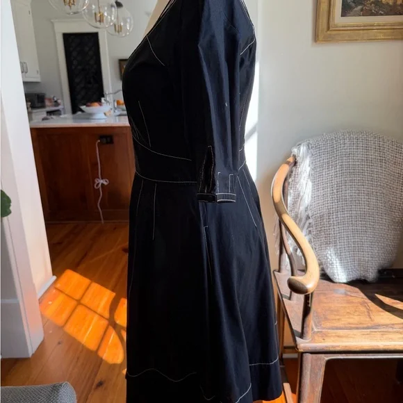 10 Crosby Derek Lam Black Dress - Picture 7 of 8